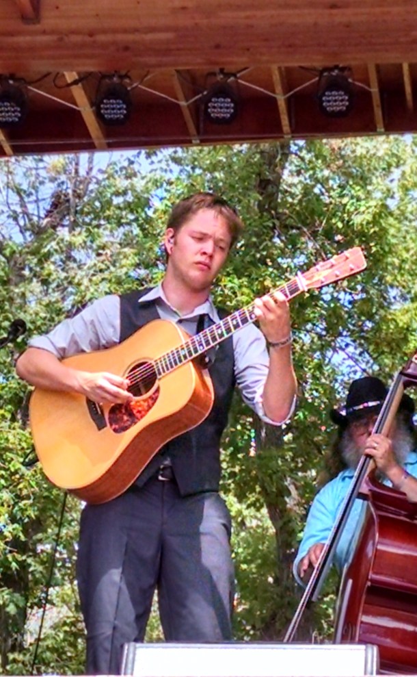 Billy String's - a gifted young guitarist and singer - made a big impression at the 2015 Rockygrass Festival in Lyon's Colorado